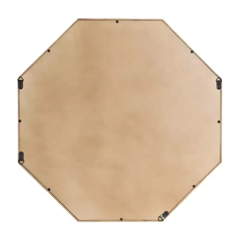 Miroir Mural Bois Naturel : Style Transitionnel Moderne