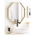 Miroir Mural Bois Naturel : Style Transitionnel Moderne