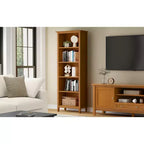 TABLE BASSE Canapé Teck Marron 8 Cubes Rangement Bois Dur Massif Style Mid Century Modern