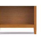 TABLE BASSE Canapé Teck Marron 8 Cubes Rangement Bois Dur Massif Style Mid Century Modern