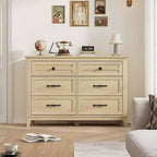 Commode à Tiroirs avec Rangement Armoire Autonome en Bois Meuble de Rangement