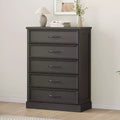 5 Drawer Dresser for Bedroom Chest of Drawers Closet Dresser Storage Cabinet Organizer for Bedroom Living Room Hallway & Office