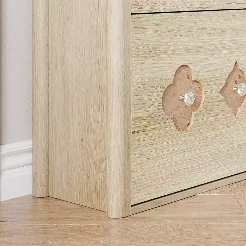 Meuble à Chaussures Étroit sur Pied avec 3 Tiroirs Basculants Meuble à Chaussures en Bois Dissimulé