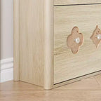 Meuble à Chaussures Étroit sur Pied avec 3 Tiroirs Basculants Meuble à Chaussures en Bois Dissimulé