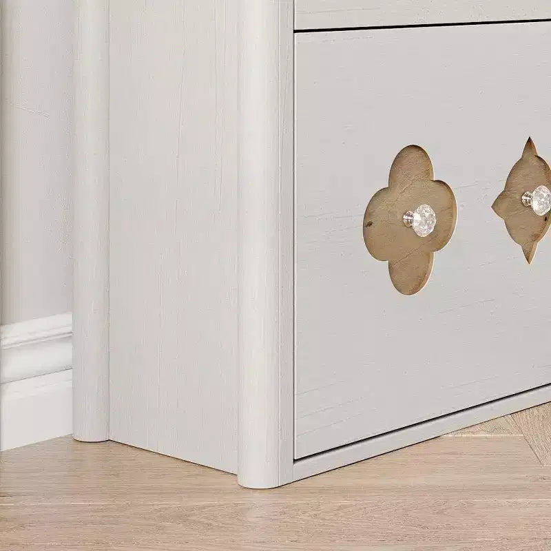 Meuble à Chaussures Étroit sur Pied avec 3 Tiroirs Basculants Meuble à Chaussures en Bois Dissimulé