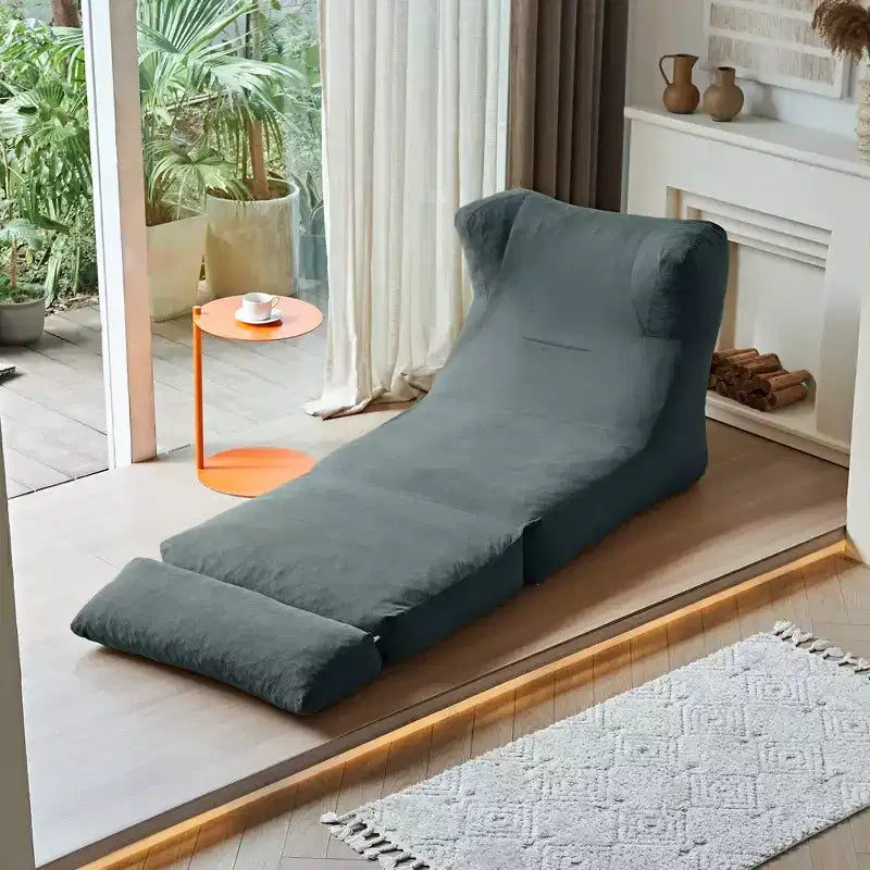 Canapé-lit pliable 3-en-1 en velours côtelé avec compression