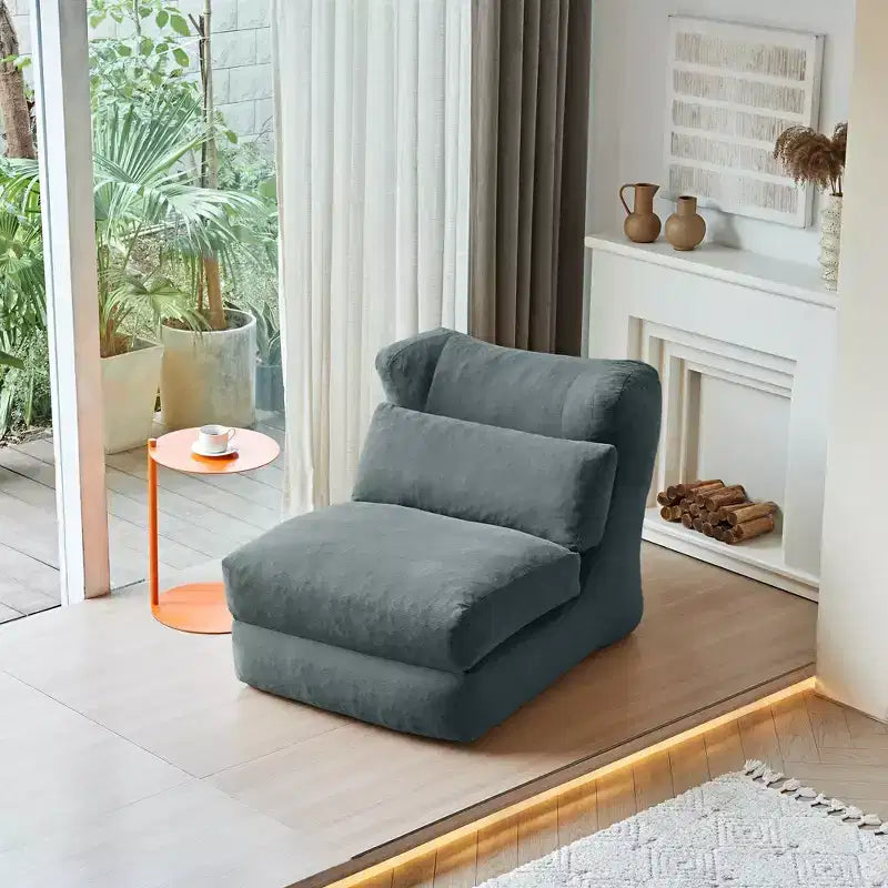Canapé-lit pliable 3-en-1 en velours côtelé avec compression