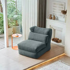 Canapé-lit pliable 3-en-1 en velours côtelé avec compression