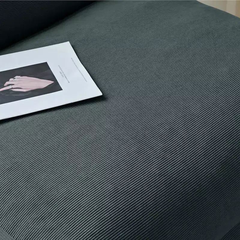 Canapé-lit pliable 3-en-1 en velours côtelé avec compression