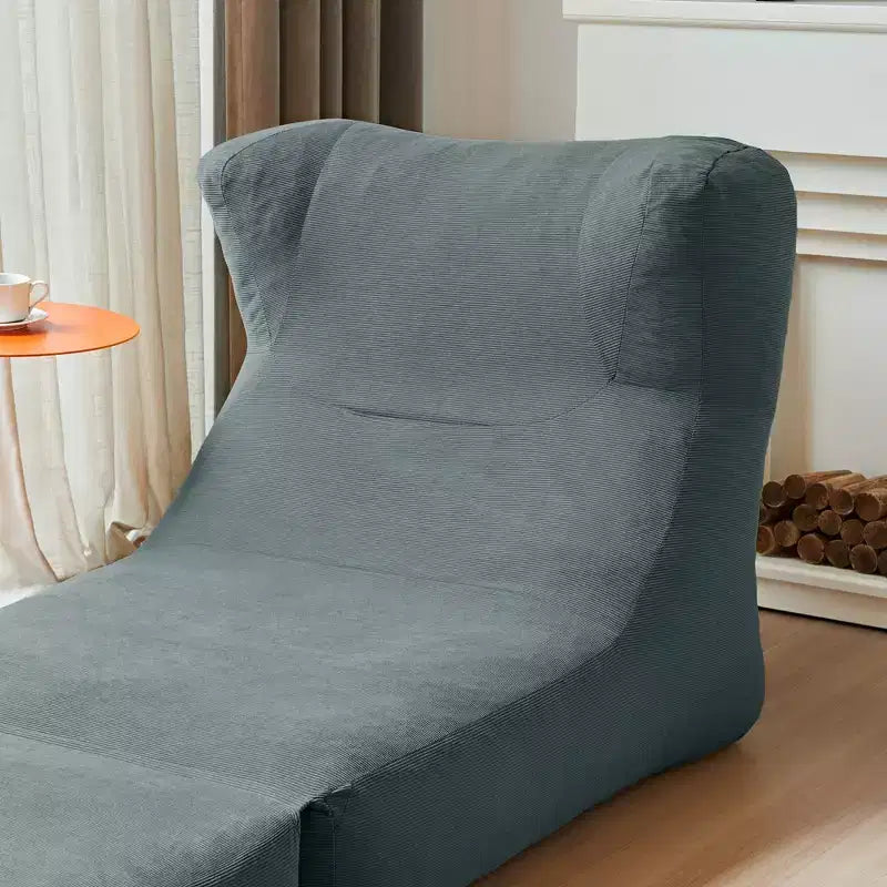 Canapé-lit pliable 3-en-1 en velours côtelé avec compression
