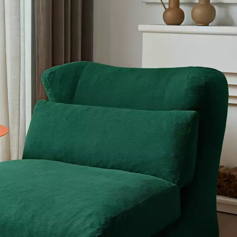 Canapé-lit pliable 3-en-1 en velours côtelé avec compression