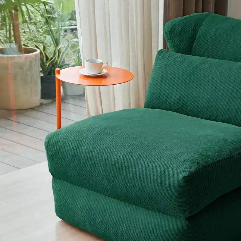 Canapé-lit pliable 3-en-1 en velours côtelé avec compression