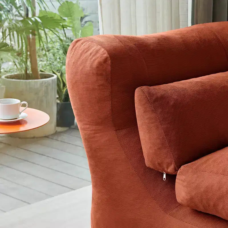 Canapé-lit pliable 3-en-1 en velours côtelé avec compression