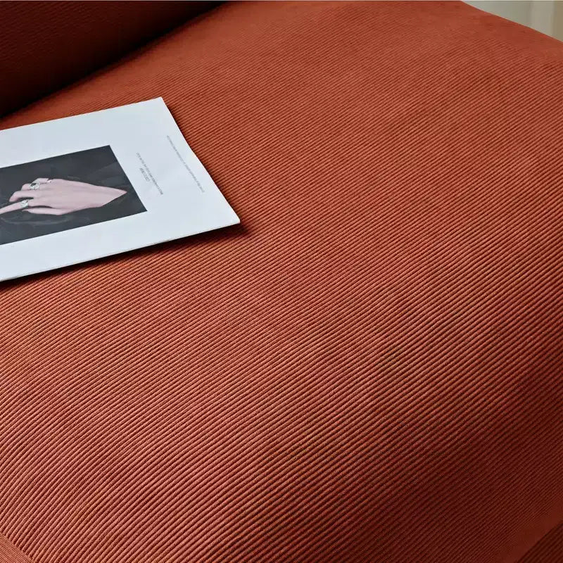 Canapé-lit pliable 3-en-1 en velours côtelé avec compression