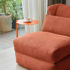 Canapé-lit pliable 3-en-1 en velours côtelé avec compression