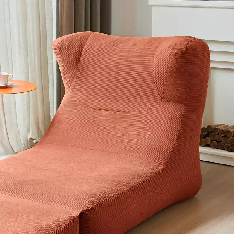 Canapé-lit pliable 3-en-1 en velours côtelé avec compression