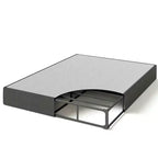 Zinus 9 Inch WonderBox(TM) Smart Box Spring Quick Assembly Mattress Foundation Durable Metal Frame King Grey