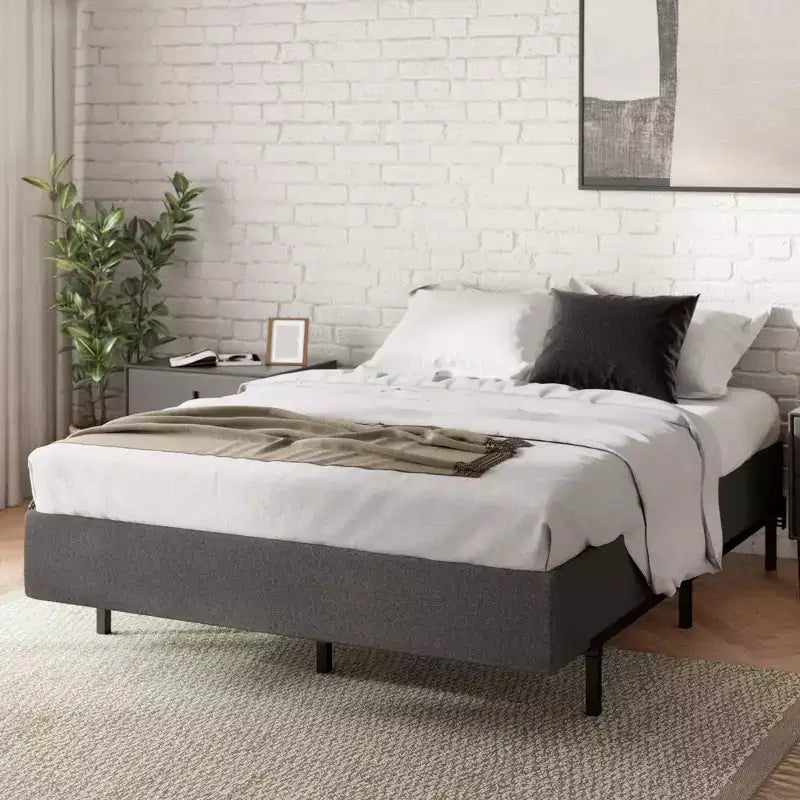 Sommier tapissier Smart Box à assemblage rapide pour matelas, cadre métallique durable