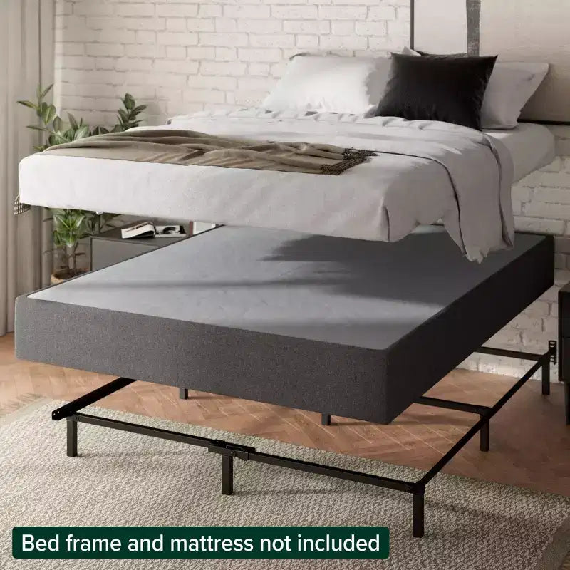 Sommier tapissier Smart Box à assemblage rapide pour matelas, cadre métallique durable