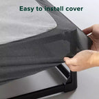 Sommier tapissier Smart Box à assemblage rapide pour matelas, cadre métallique durable