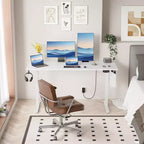 Bureau d'ordinateur à hauteur réglable électrique assis-debout