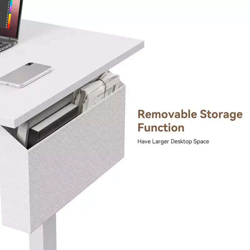 Bureau d'ordinateur à hauteur réglable électrique assis-debout