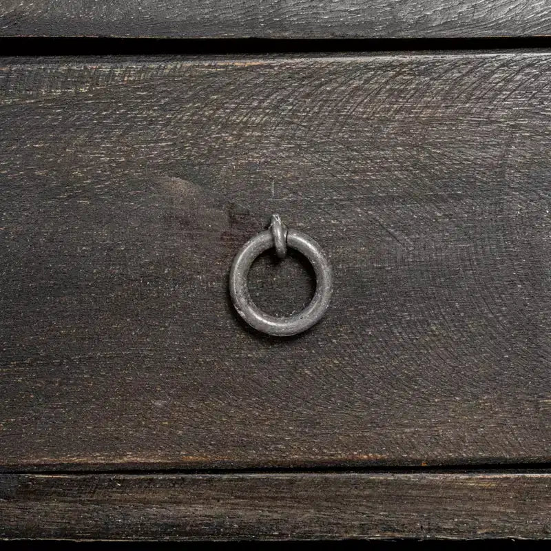Armoire d'apothicaire à 15 tiroirs noire