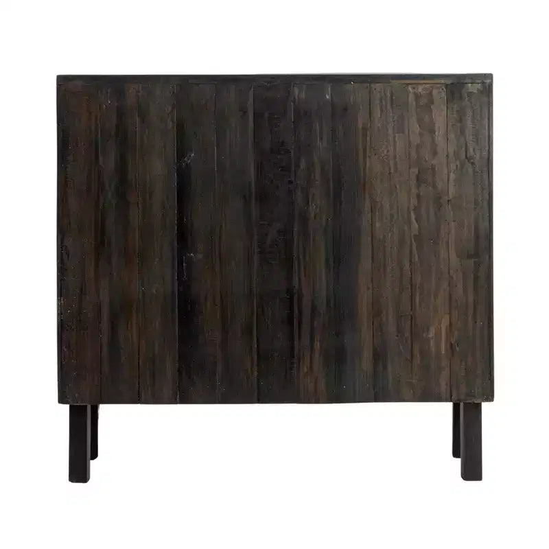 Armoire d'apothicaire à 15 tiroirs noire