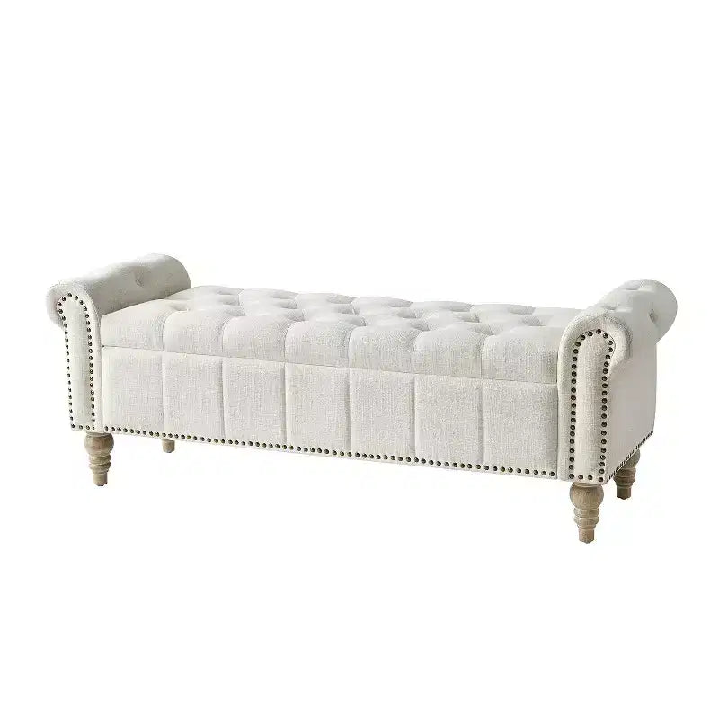Banc en forme de tonneau bleu