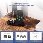Lit superposé en métal une place avec bureau, tiroirs, bande LED et station de recharge USB