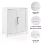 Armoire de cuisine empilable blanc