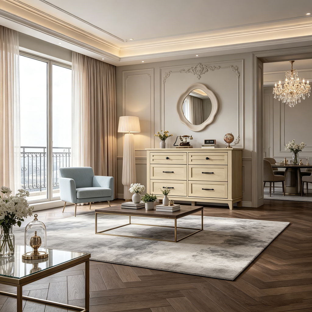 Commode à Tiroirs avec Rangement Armoire Autonome en Bois Meuble de Rangement