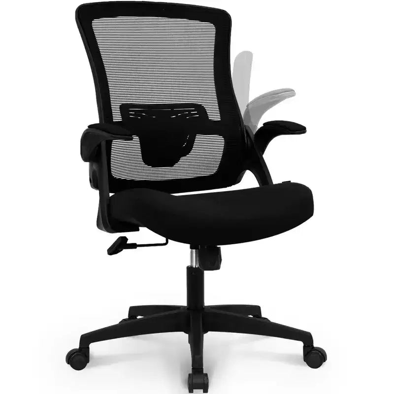 Chaise de bureau ergonomique pivotante avec appui-tête et support lombaire
