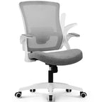 Chaise de bureau ergonomique pivotante avec appui-tête et support lombaire