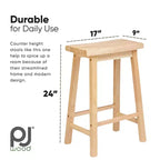 Tabouret de bar/comptoir de cuisine classique avec siège de selle