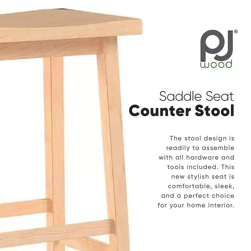 Tabouret de bar/comptoir de cuisine classique avec siège de selle