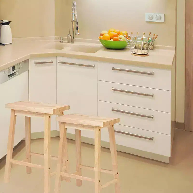 Tabouret de bar/comptoir de cuisine classique avec siège de selle