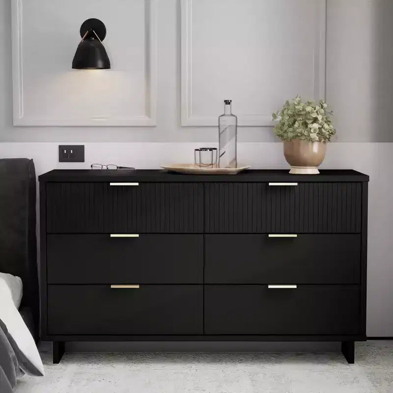 Commode double moderne à 6 tiroirs