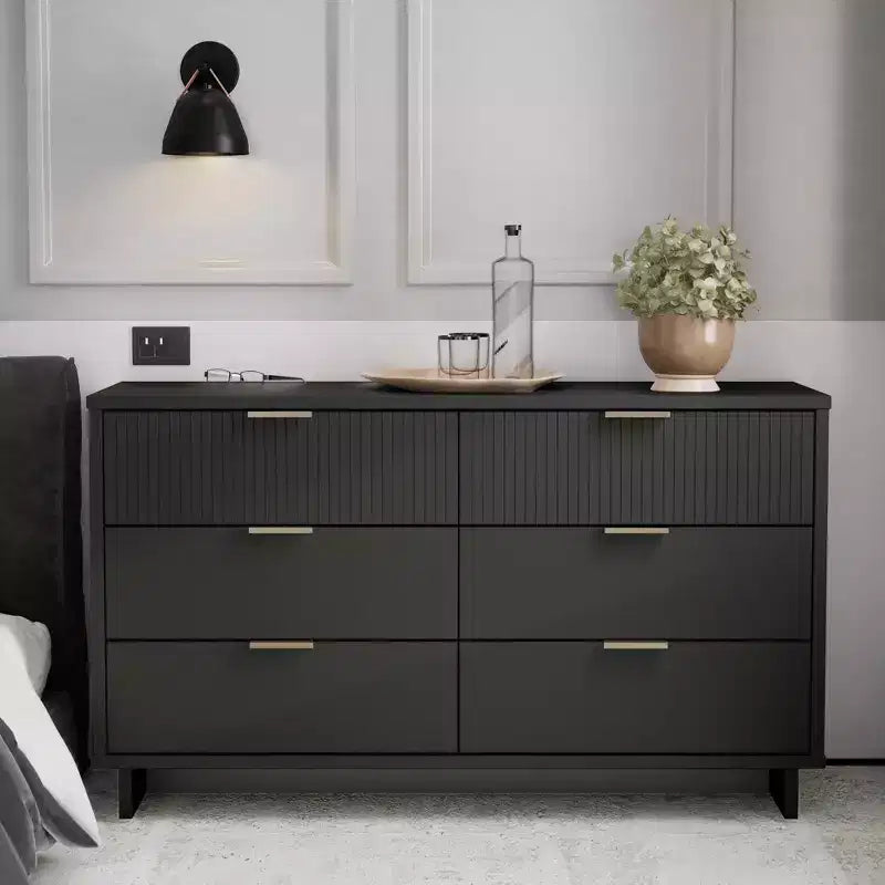Commode double moderne à 6 tiroirs