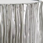 Table d'appoint en nickel noir poli