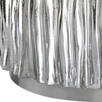 Table d'appoint en nickel noir poli